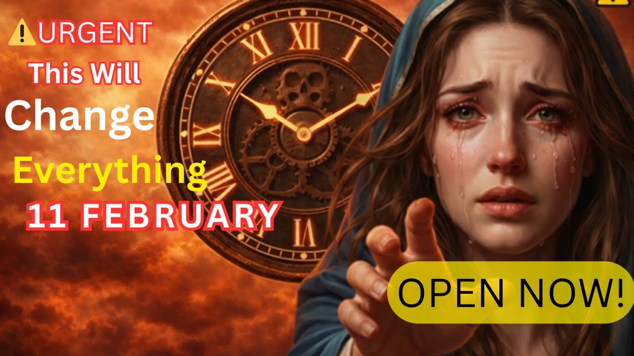 🚨 Virgin Mary Speaks: URGENT This Will Change Everything 11 FEBRUARY OPEN NOW!