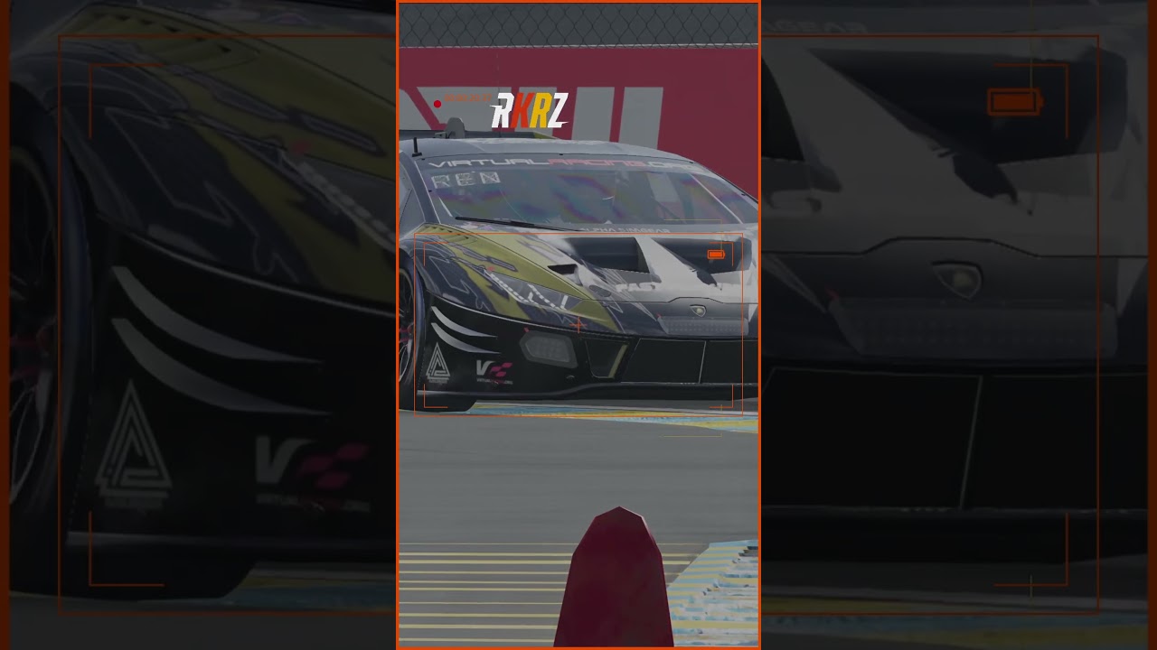 Super Slowmo Action in Assetto Corsa #shorts #racing #virtualracing #rkrz #assettocorsa #SuperSlowmo