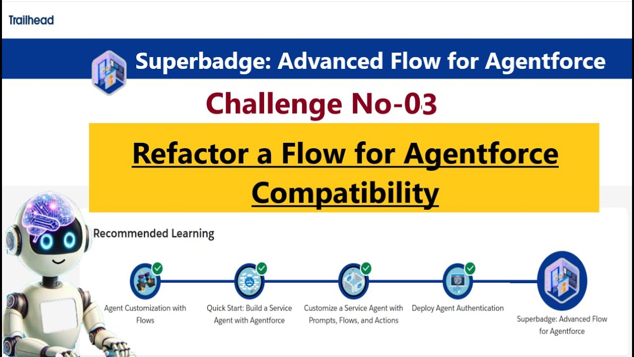 Refactor a Flow for Agentforce Compatibility| Superbadge: Advanced Flow for Agentforce