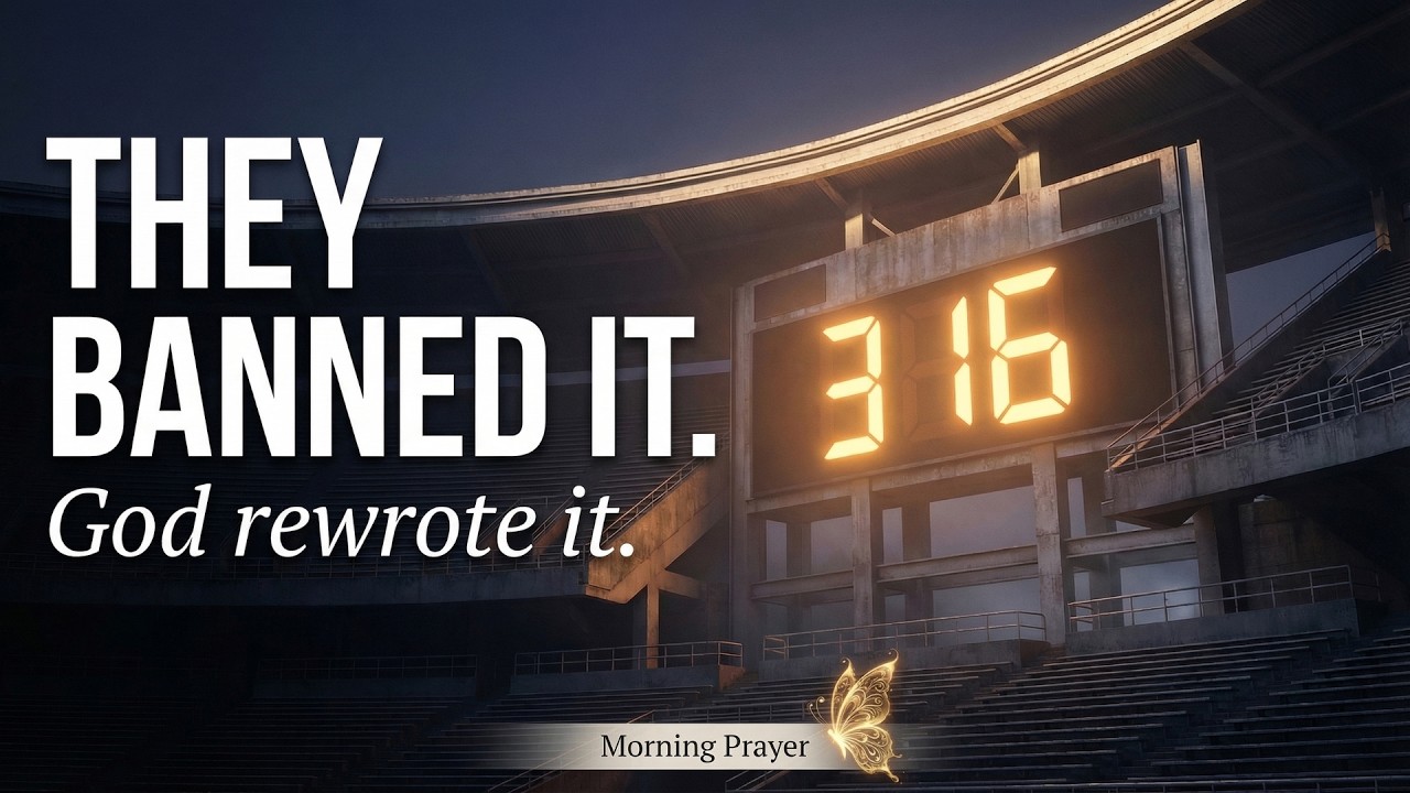 They Banned John 3:16. So God Wrote It In The Stats | Morning Prayer #morningdevotion