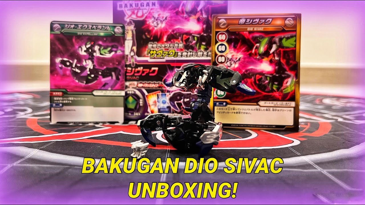 Awesome Bakugan BakuTech Dio Sivac Unboxing!