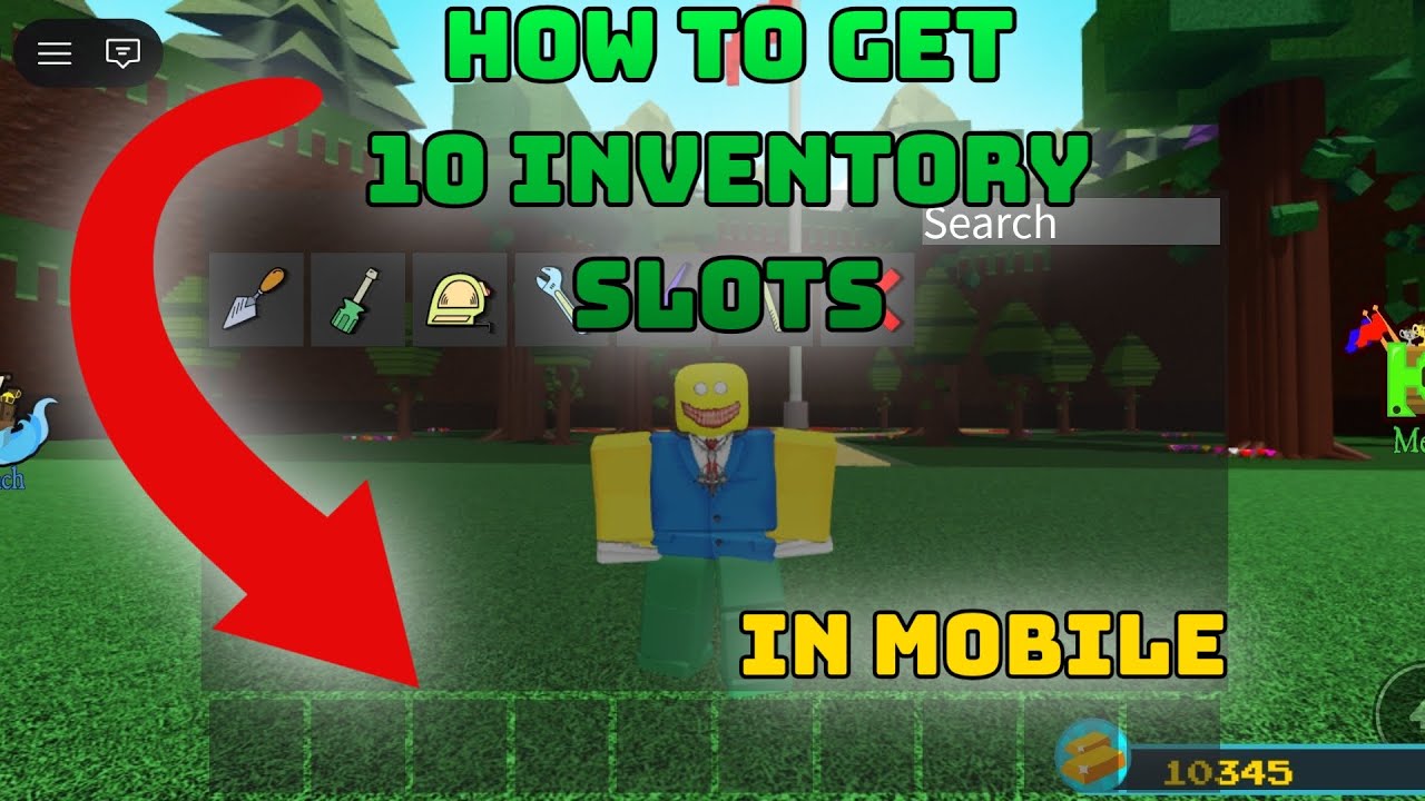 How To Get 10 INVENTORY SLOTS In ROBLOX MOBILE! (EASY GUIDE)