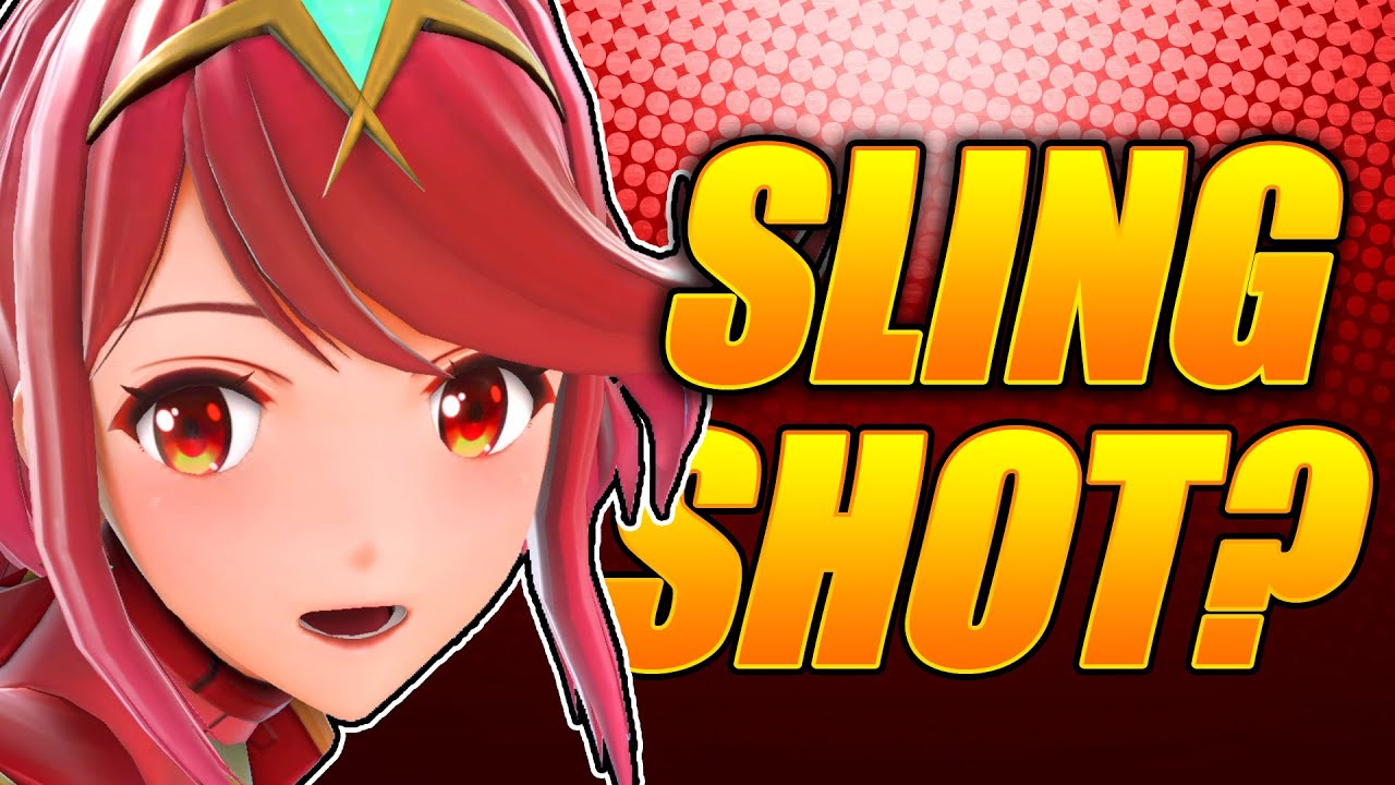 SLINGSHOT WITH PYRA IS FUN - Smash Ultimate