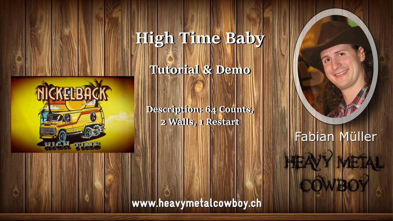 High Time Baby - Tutorial & Demo (Line Dance)