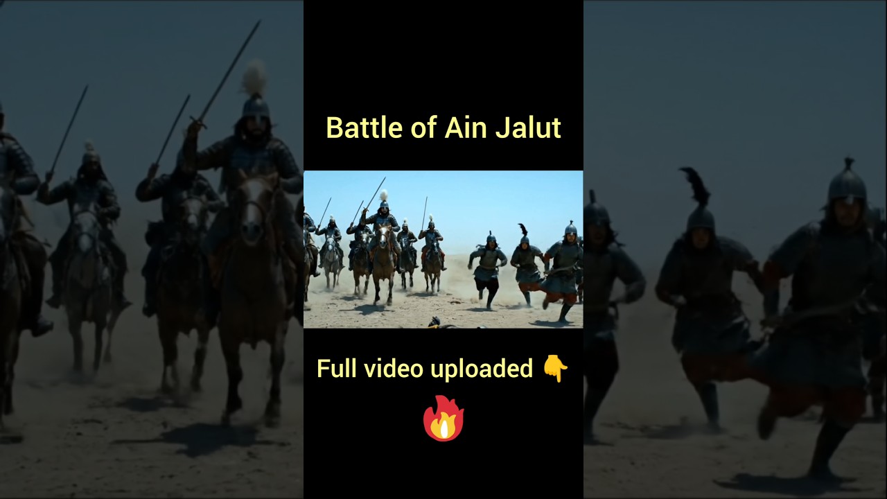 Mongols vs Egyptian Mamluks | Battle of Ain Jalut