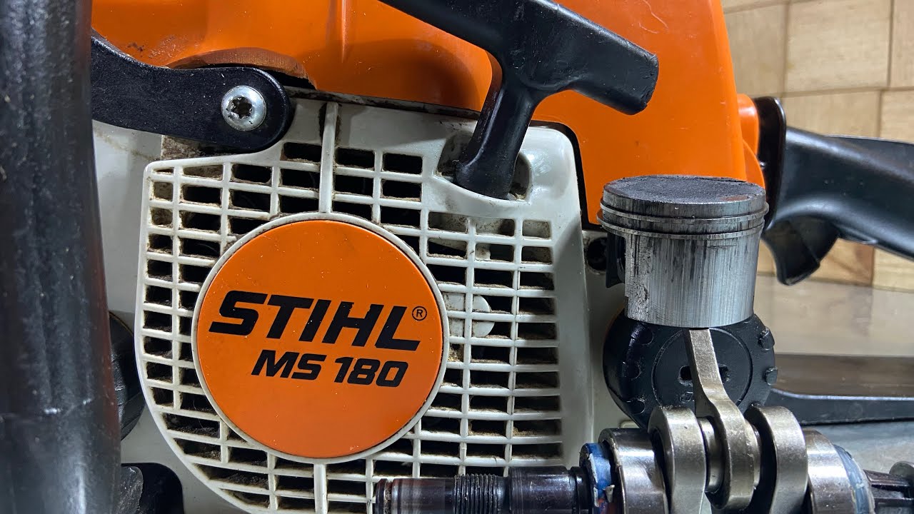 STIHL MS 180 2014 года Американец. На том же масле долго не протянула.