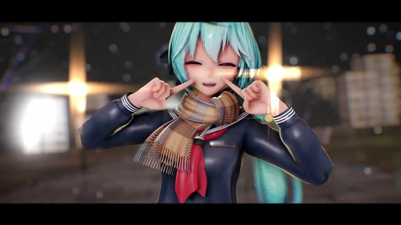【Xmas🎄】【MMD】スターナイトスノウ - n-buna×Orangestar feat.初音ミク【1080p】TDA Hatsune Miku Sailor fuku
