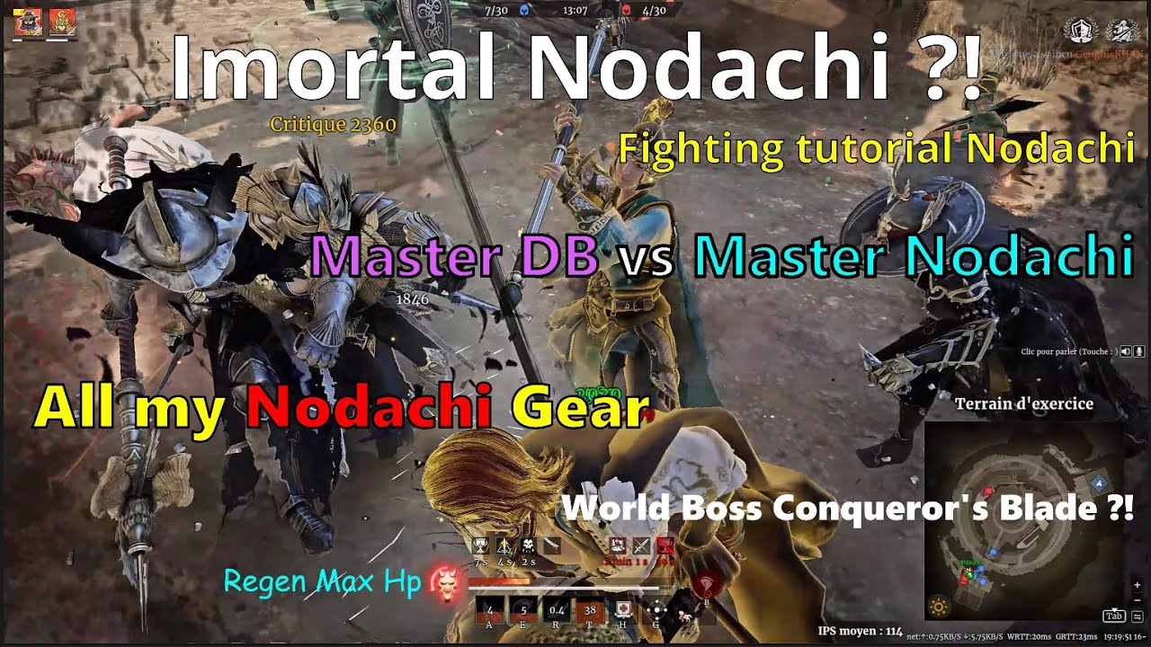 How to become Immortal Nodachi ? Conqueror's Blade Montage Tuto Tips Stats Nodachi