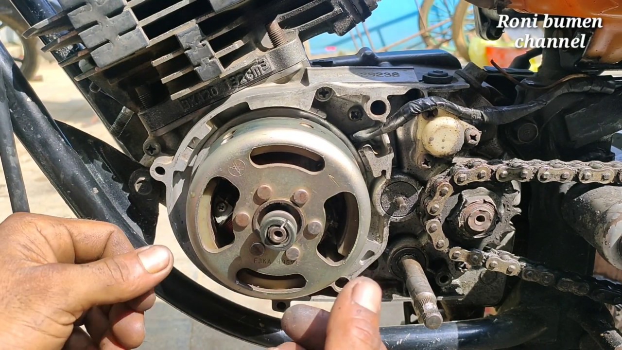 Cara melepas magnet# yamaha rx king