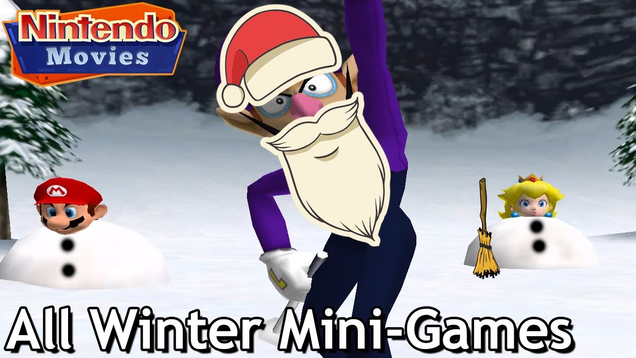 Mario Party Series - All Winter Mini-Games (3 Players)