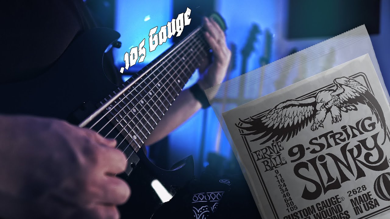 9 String Guitar Strings on an 8 String Guitar! | Double Drop B Metal