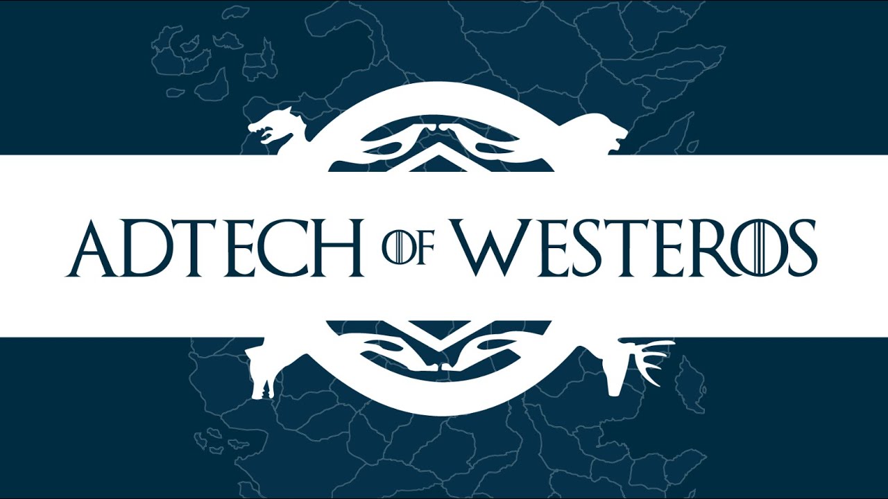 Insticator's Founder and CEO, Zack Dugow, presenting the AdTech Of Westeros Map 2023