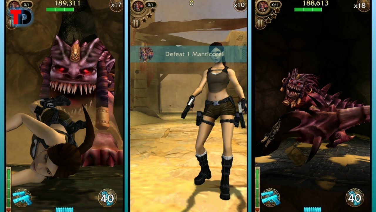 Lara Croft : Relic Run | Level 71 Gameplay | Defeat Manticore [Desert Ruins Boss]