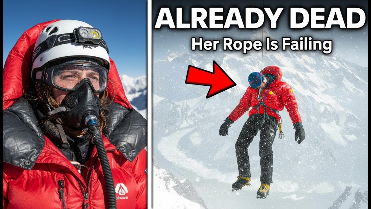 This Everest Climber Is Already Dead… She Just Doesn’t Know Her Rope Is Failing