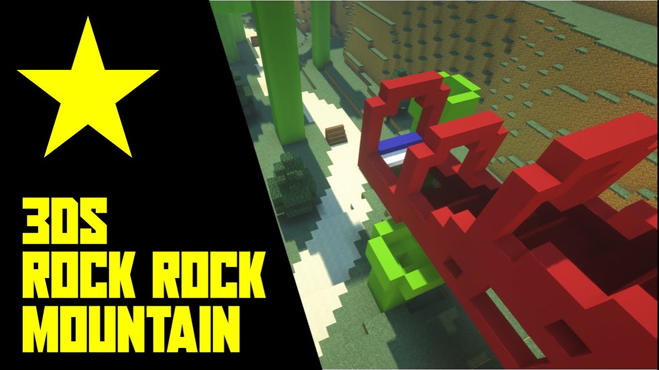 Rock Rock Mountain - Mario Kart 7 in Minecraft