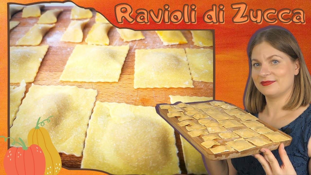 Ravioli selber machen | kürbisfüllung | Italienisch Kochen