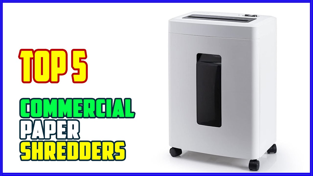 TOP 5 Best Commercial Paper Shredders 2026