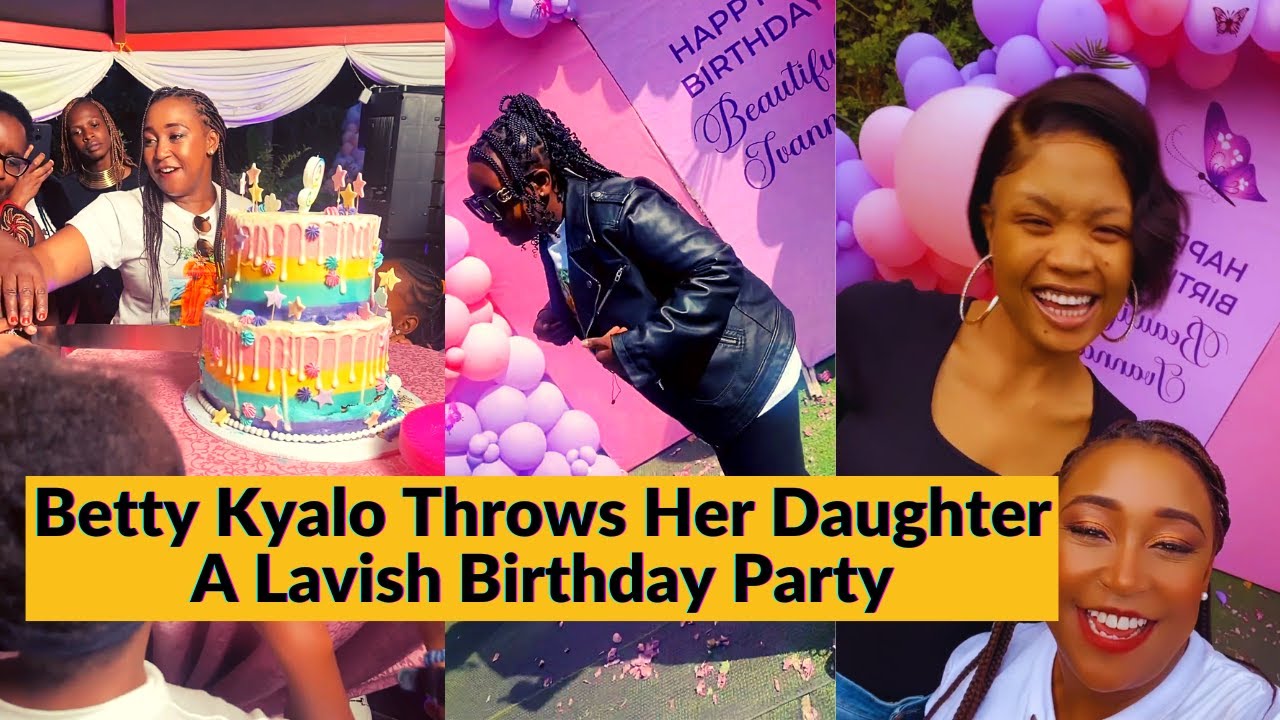 BETTY KYALO THROWS  A LAVISH BIRTHDAY PARTY FOR HER DAUGHTER IVANNA AS SHE TURNS NINE YEARS
