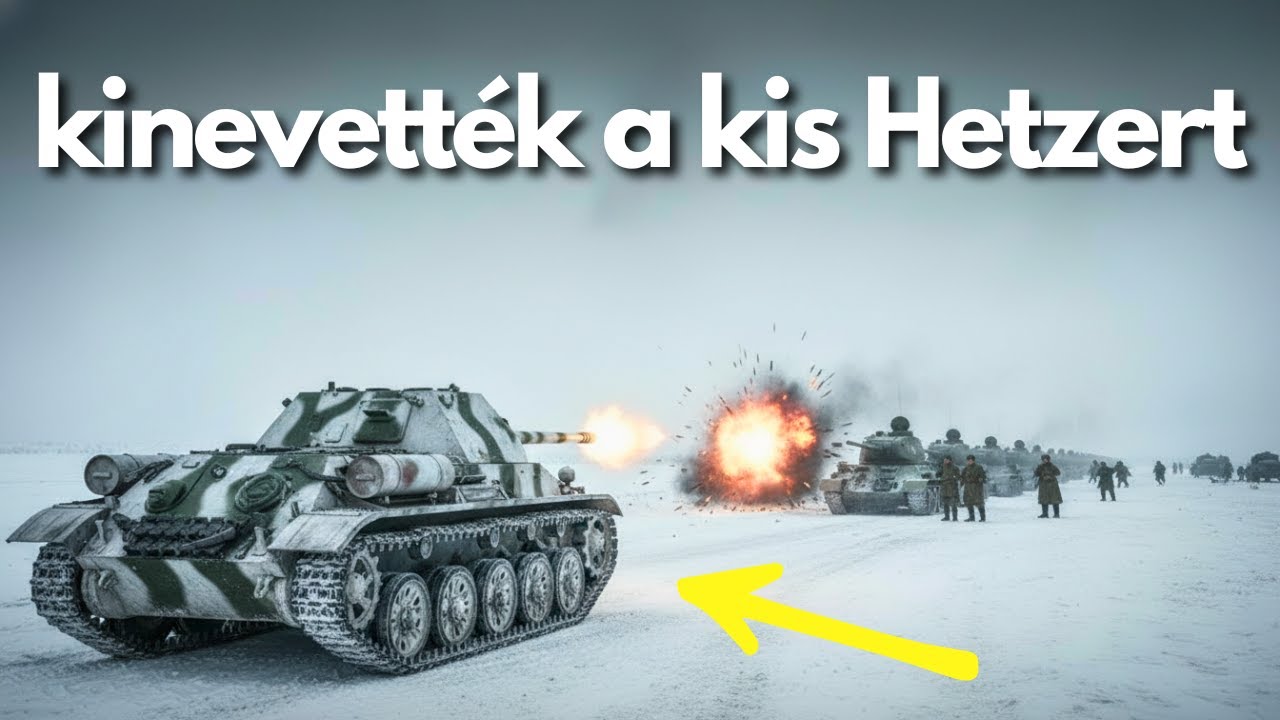 A Wehrmacht kinevette a kis Hetzert, amíg az rajta nem ütött egy egész szovjet menetoszlopon.