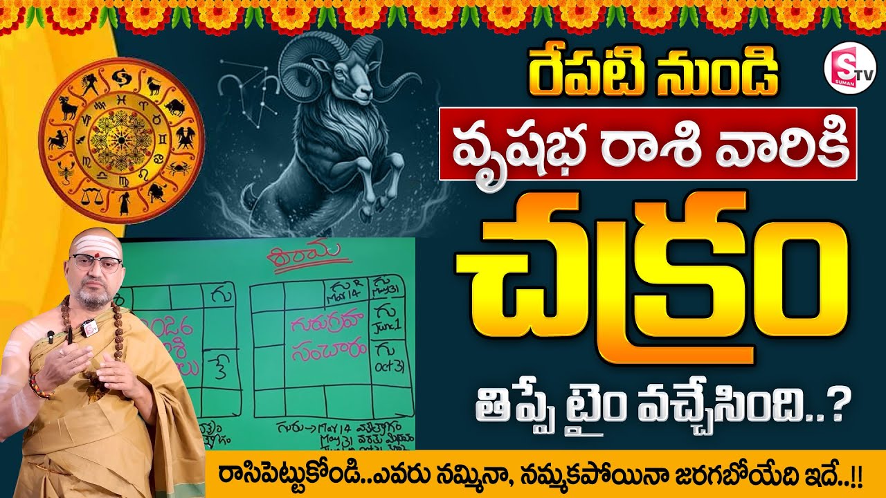 Nandibhatla Srihari Sharma : Vrushaba Rasi 2026 | Taurus Horoscope| Yearly Rasi Phalithalu | SumanTV