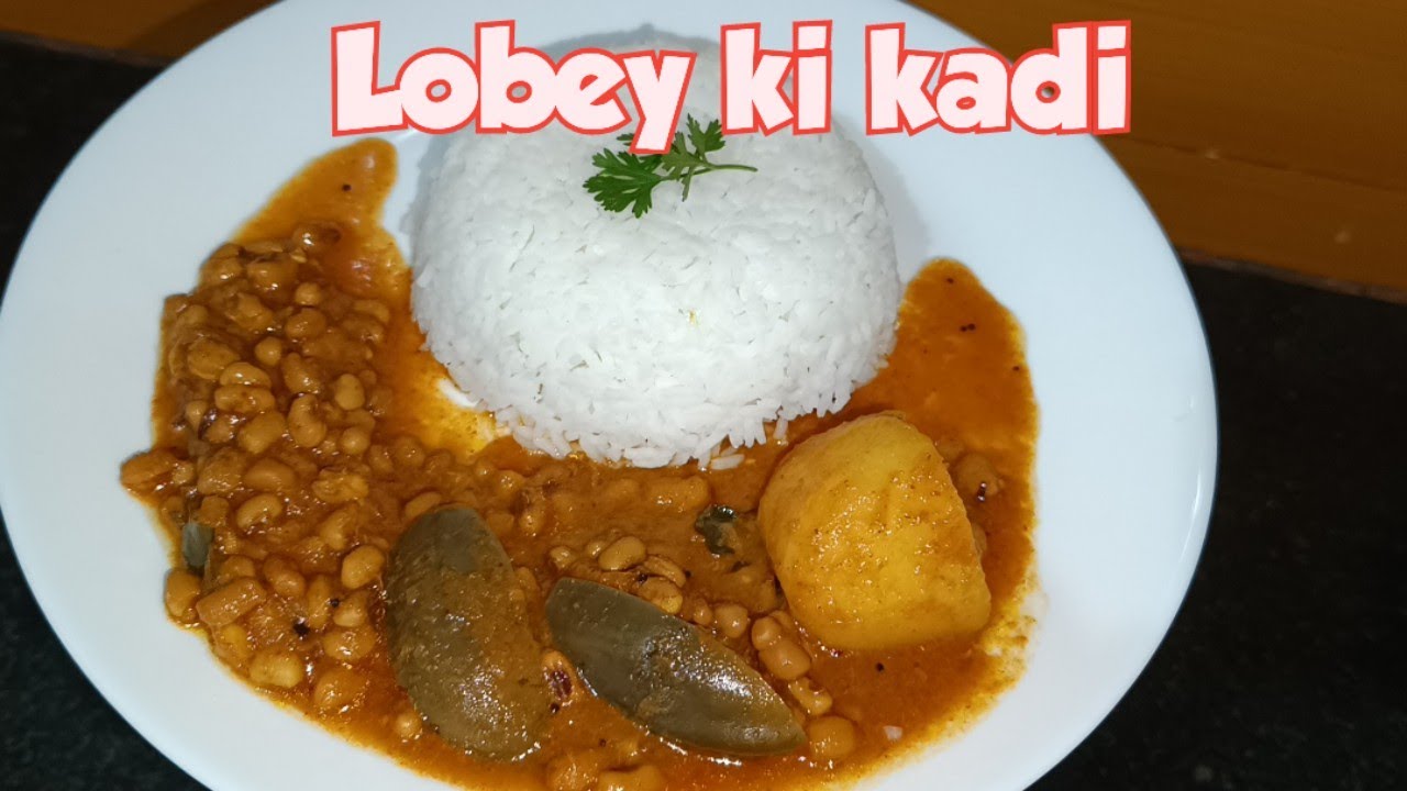 Lobey ki kadi ( Bangalore style Lunch recipe)
