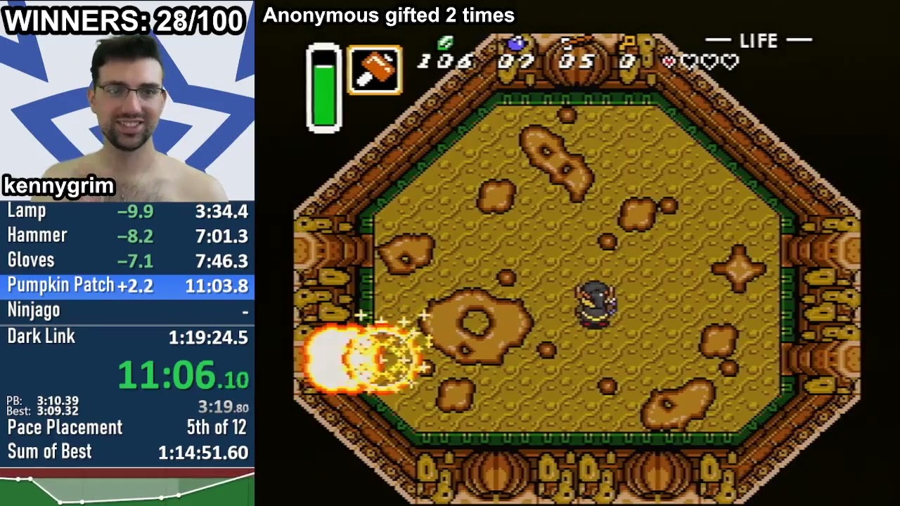 The Legend of Zelda: Allhallows Eve - 100% Speedrun in 1:17:08 [World Record]