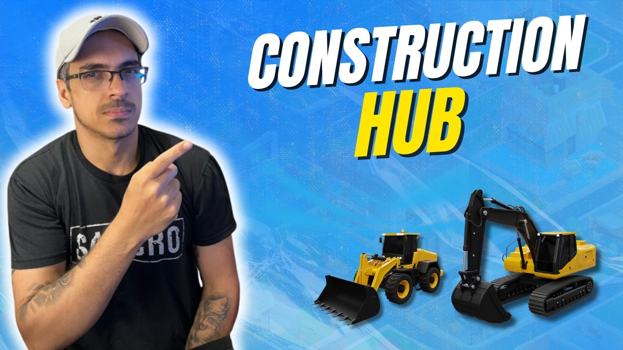 Como funciona o construction hub e os tratores no Upland