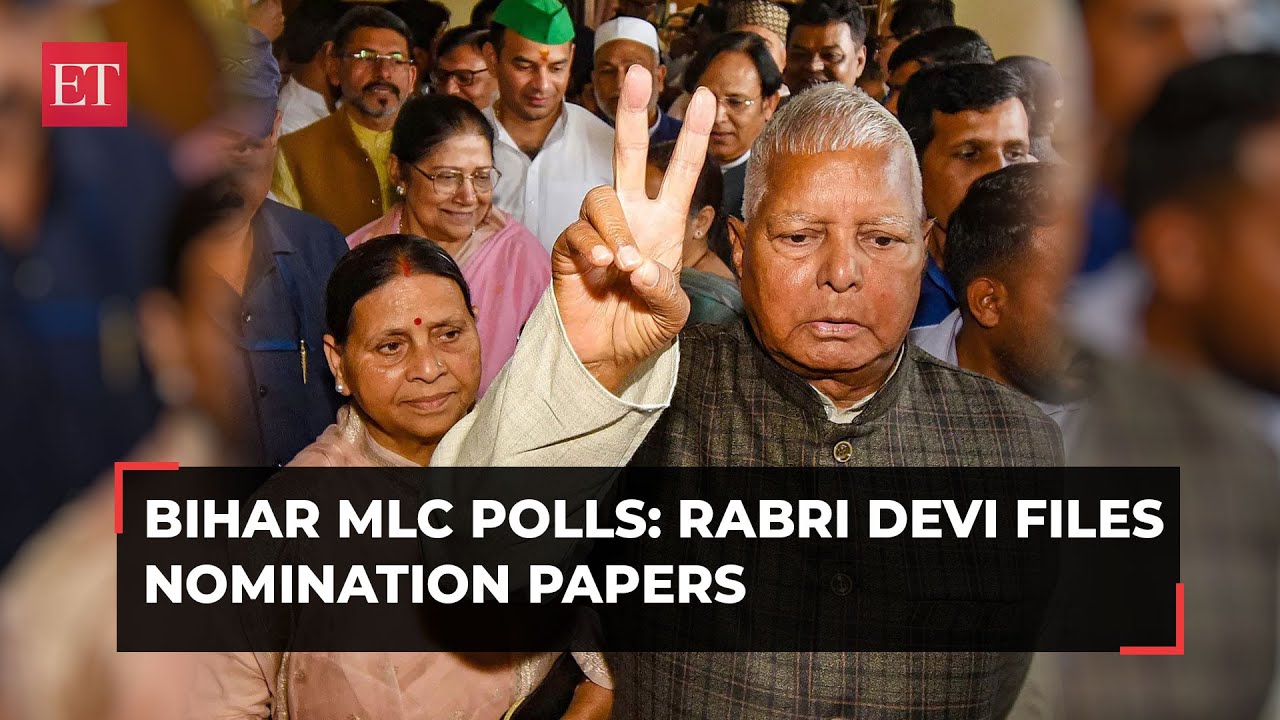 Bihar MLC polls: Rabri Devi, four other Mahagathbandhan leaders file nomination papers