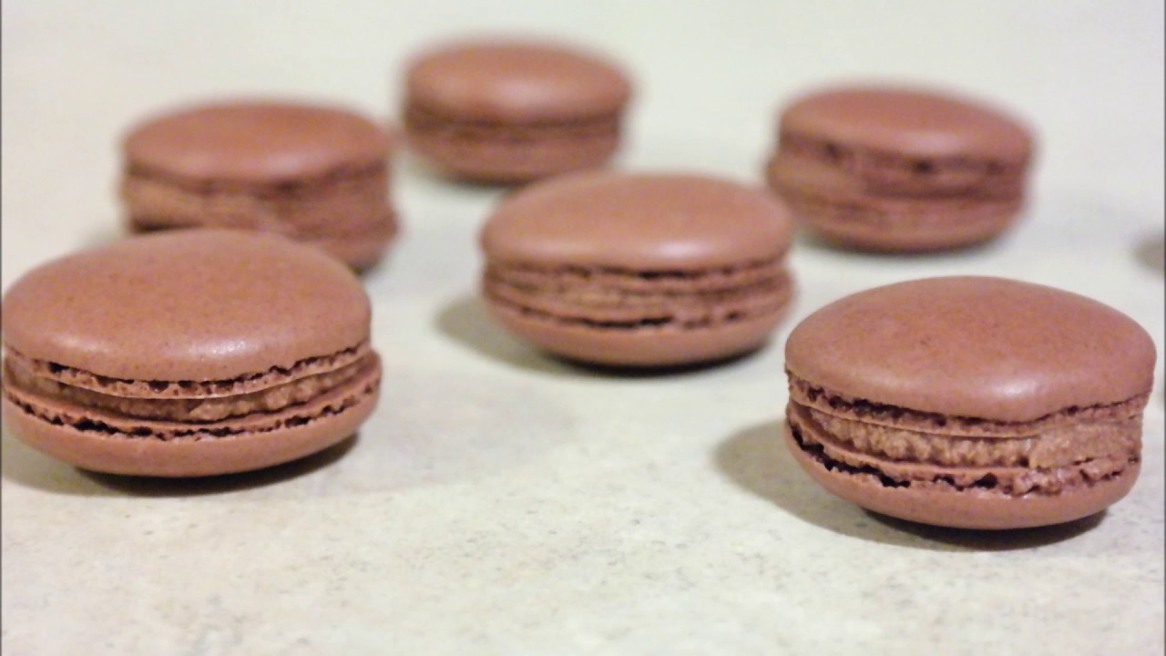 Chocolate Macarons Recipe - Without Almond Flour
