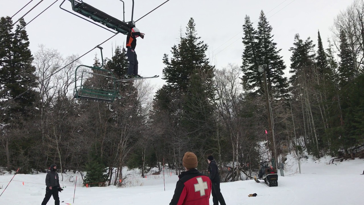 Rescue of Boy Hanging from Ski Lift in Utah - Full Video