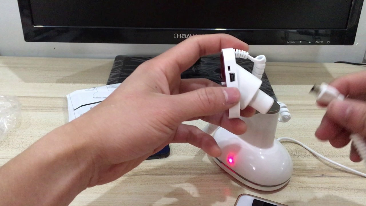 Anti theft Mobile Phone Security Display stand with Charging and Alarm