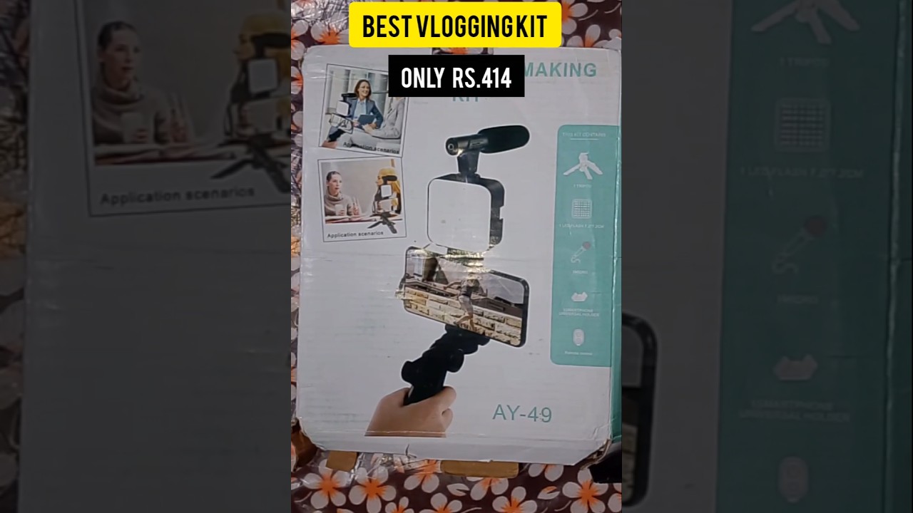 Vlogging kit in very low budget #vloggingkit #videomakingkit #shortvideo