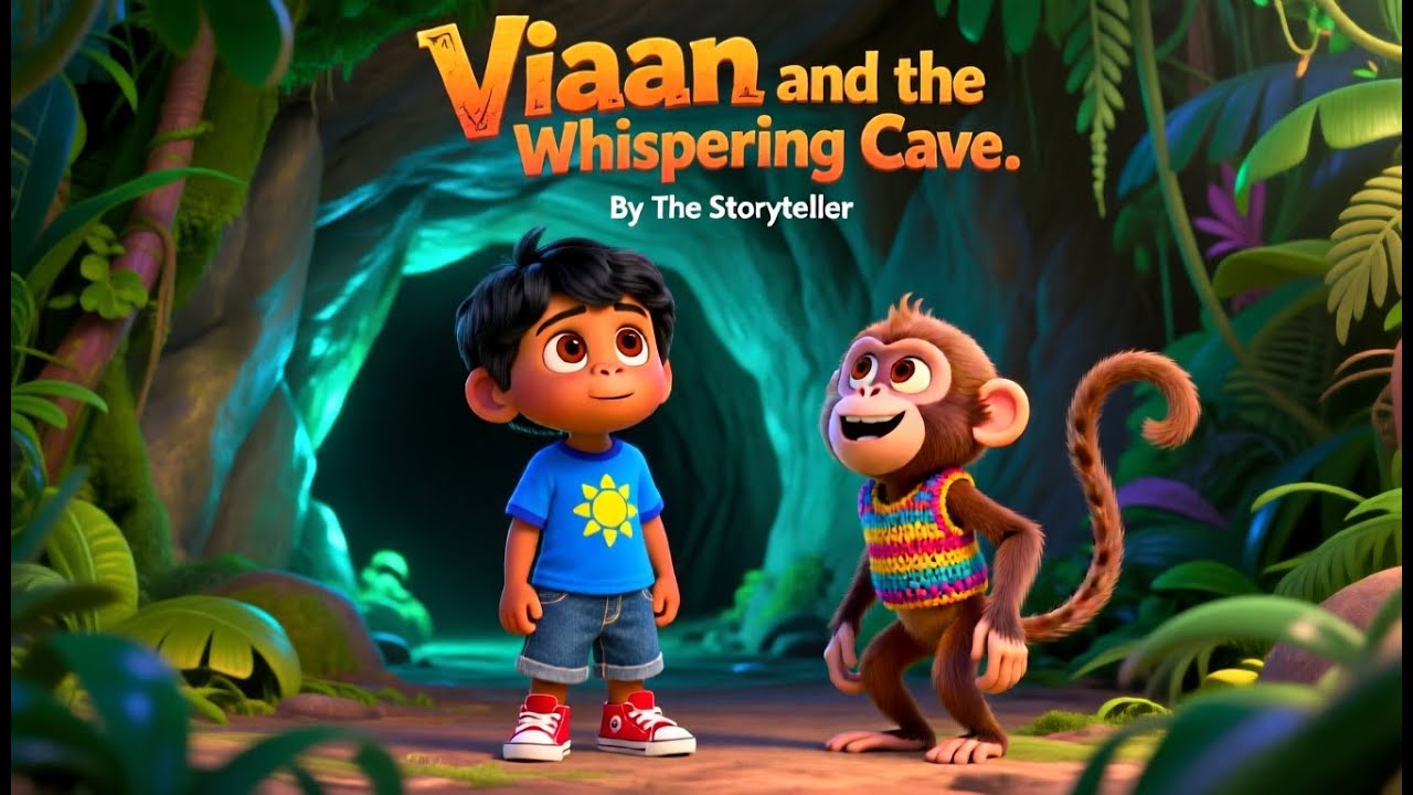 Viaan & The WHISPERING Cave 💎: The Magical Bedtime Story to Conquer Fear & Find Courage!