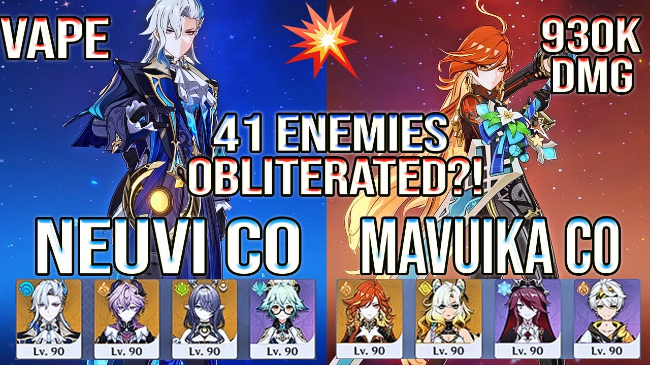 🤯 41 Enemies?! Neuvillette & Mavuika ERASE Spiral Abyss Floor 12 | Genshin Impact