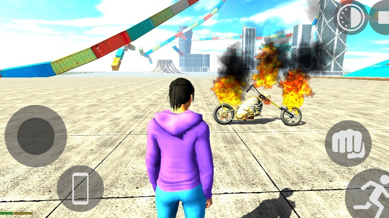 Driving Ghost Rider Bike Fast Time #indianbikedriving3d #gaming  