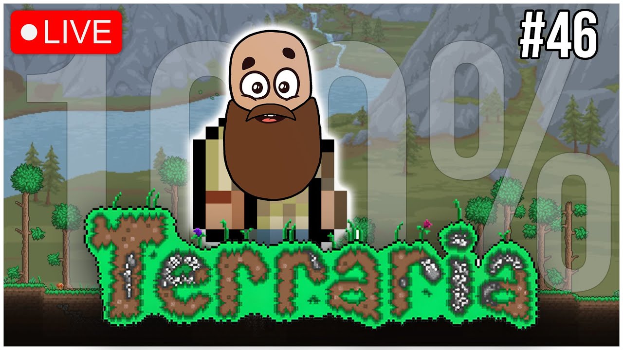 🔴LIVE - STRYVVER - LET'S 100% TERRARIA! - Part 46