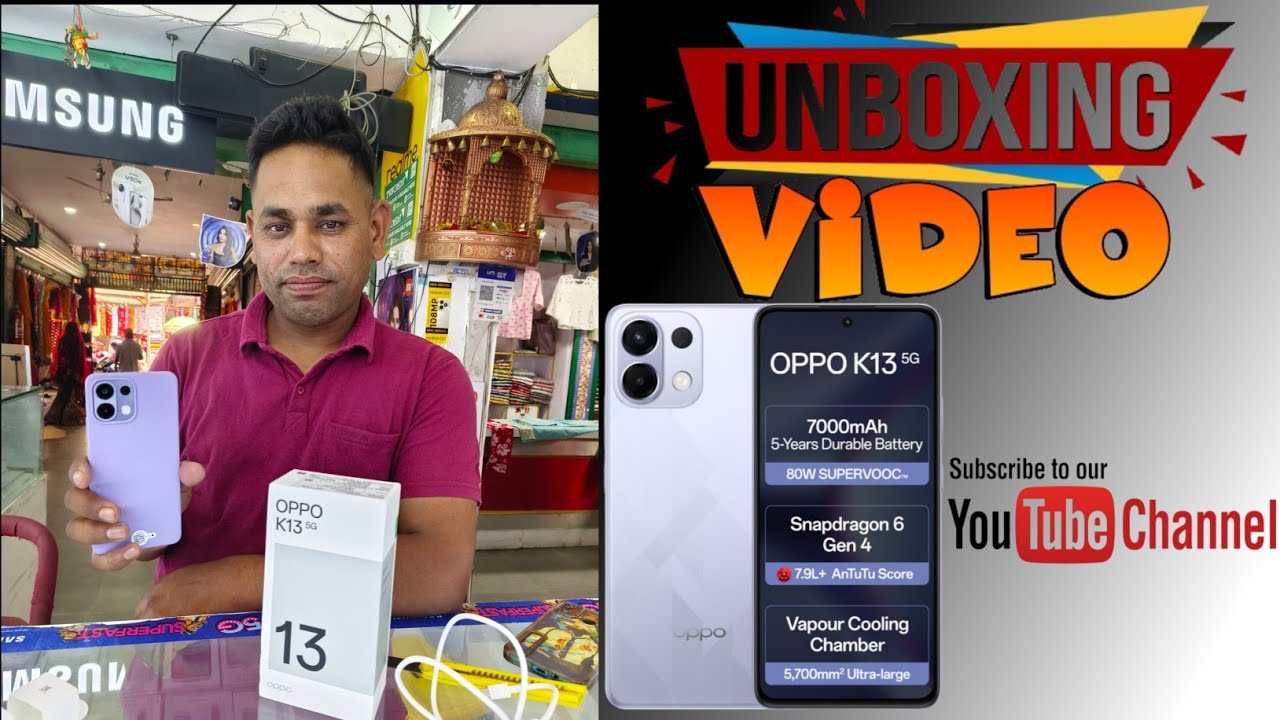 OPPO K13 5G !! 7000mAh Battery 🔋!! Snapdragon 6 Gen 4 With Vapour Cooling Chamber 🔥🔥🔥