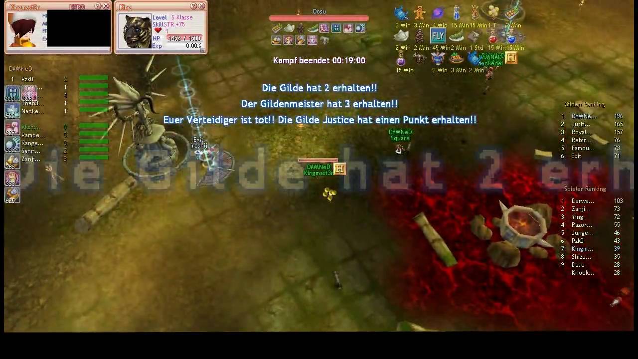 Flyff - Kingmast3r PoV at Guildwar 26.12.09