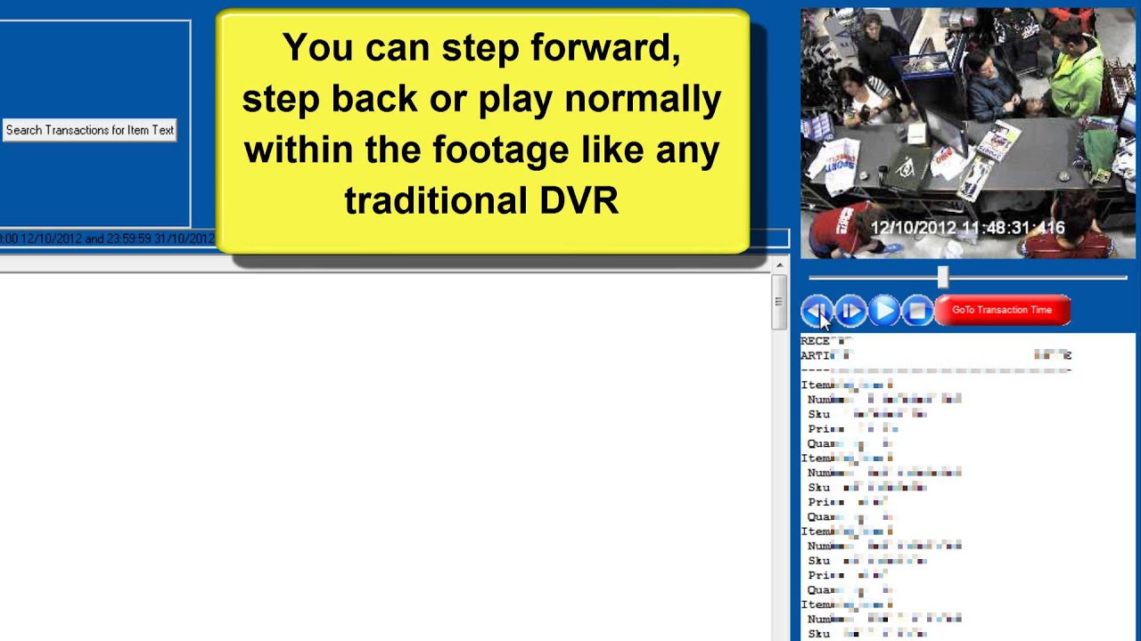 Video PoS - Remote PoS And CCTV Viewer Part 1 www.metrosecurity.co.uk