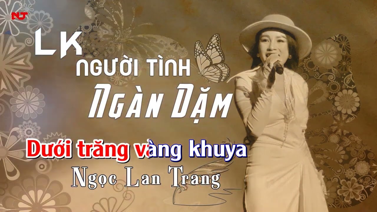 Lk Người Tình Ngàn Dặm Karaoke | Ngọc Lan Trang Tone Nữ|