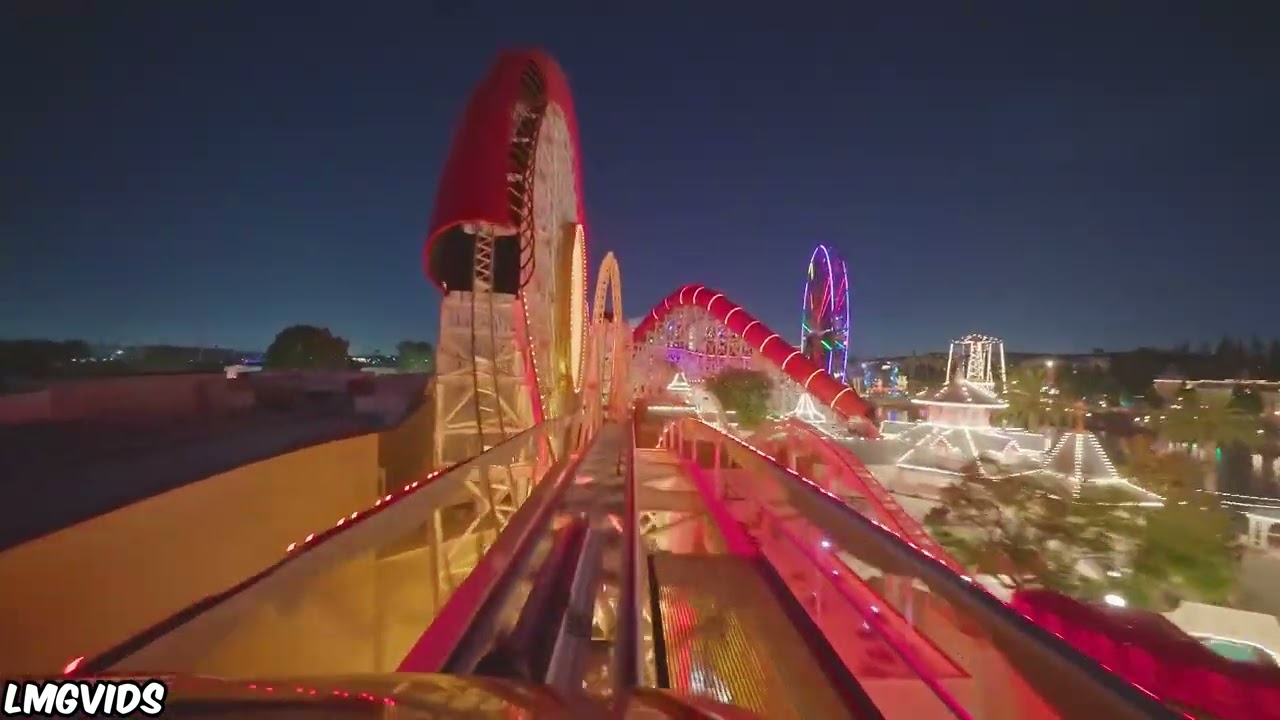 [4K] Incredicoaster: Night POV - Disney California Adventure | 4K 60FPS