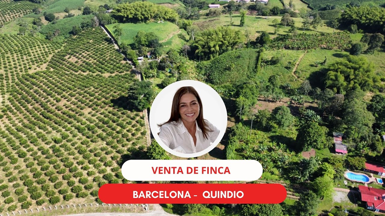 VENTA de FINCA en BARCELONA QUINDIO 💲900 Millones 📐20880m2 🌳