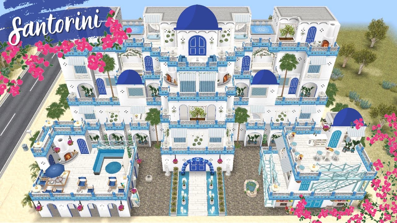 Sims Freeplay || Santorini Hotel & Village 🏝️🇬🇷