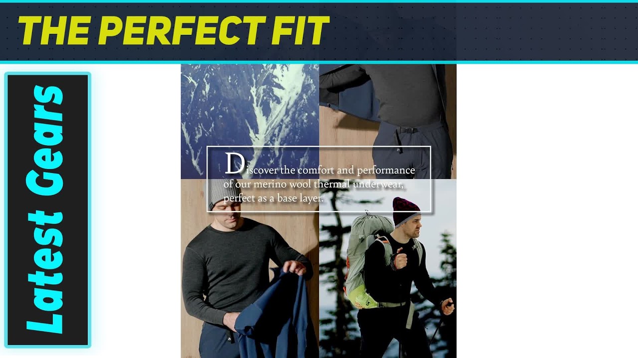 LAPASA Merino Wool Long Johns: Your Cold Weather Game Changer!