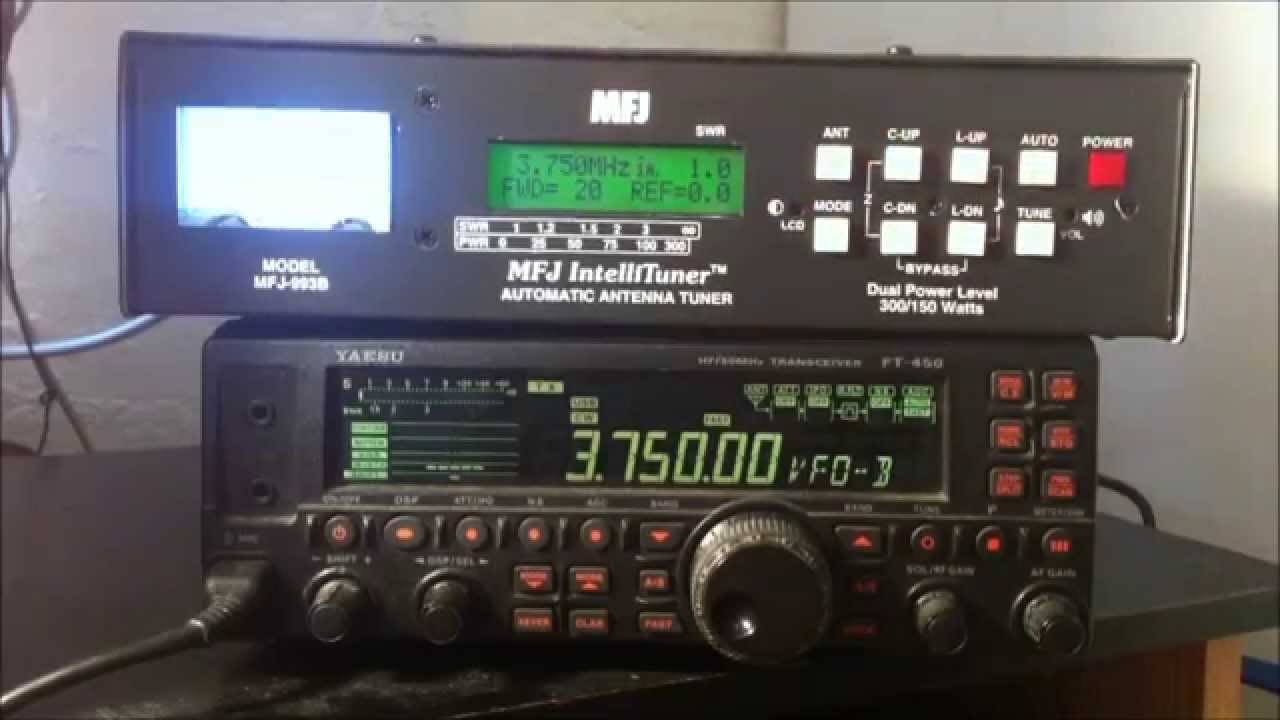 Обзор и демонстрация автоматического антенного тюнера HF MFJ-993b