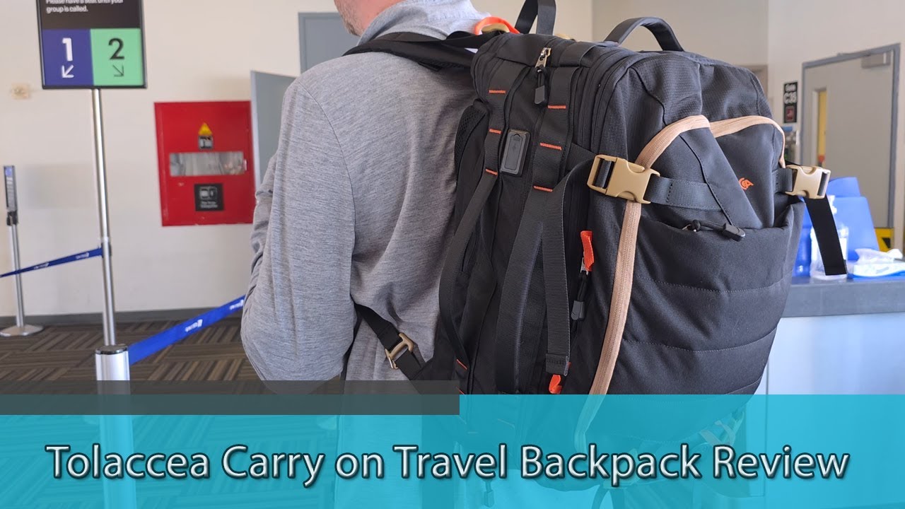 ✈️ Tolaccea Carry-On Travel Backpack Review – The Ultimate Lightweight Travel Companion! 🎒