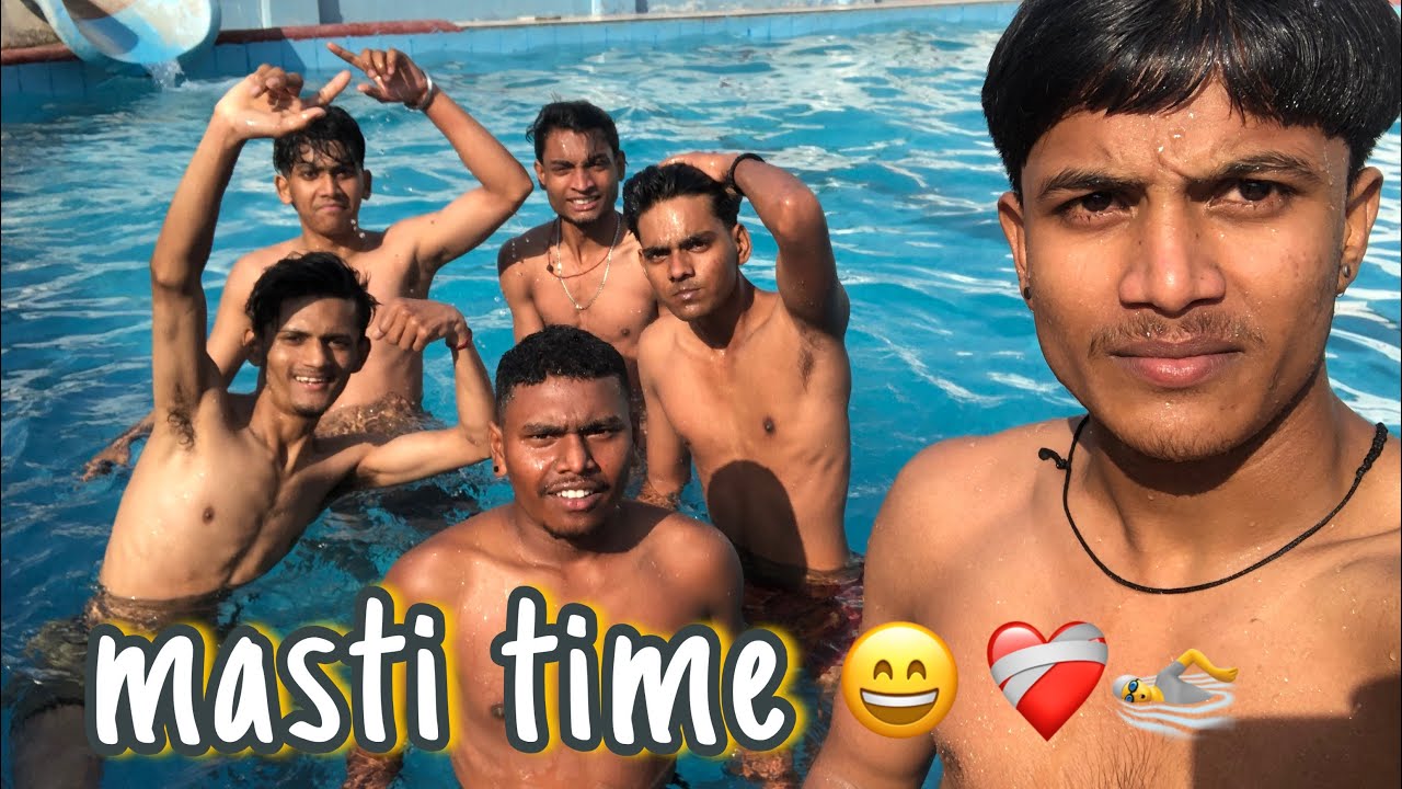 masti time 😄 ❤️‍🩹🏊#pool #funny#comedy #memes 