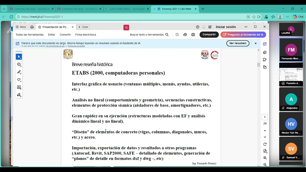 CLASE ETABS . 02 DE MARZO PARTE 1