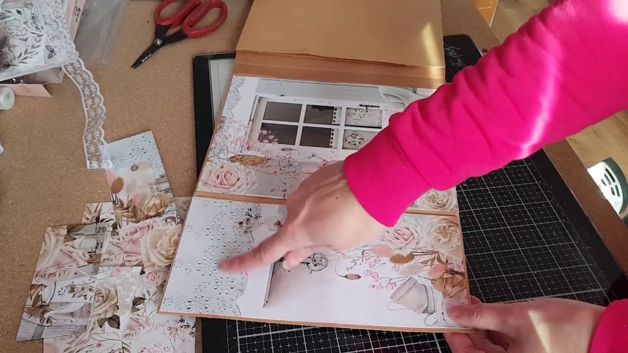 TUTO mini album avec grandes enveloppes 2ieme partie