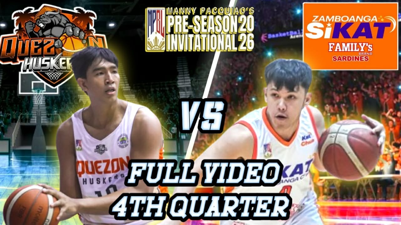 ZAMBOANGA VS QUEZON | FULL 4TH QUARTER | MPBL 2026 PRE-SEASON